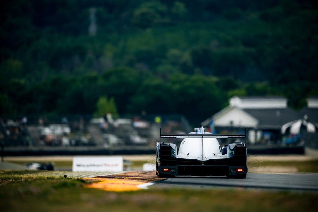 Straf kostede Mikkel Jensen IMSA-podie på Road America.
(Foto: United Autosports)